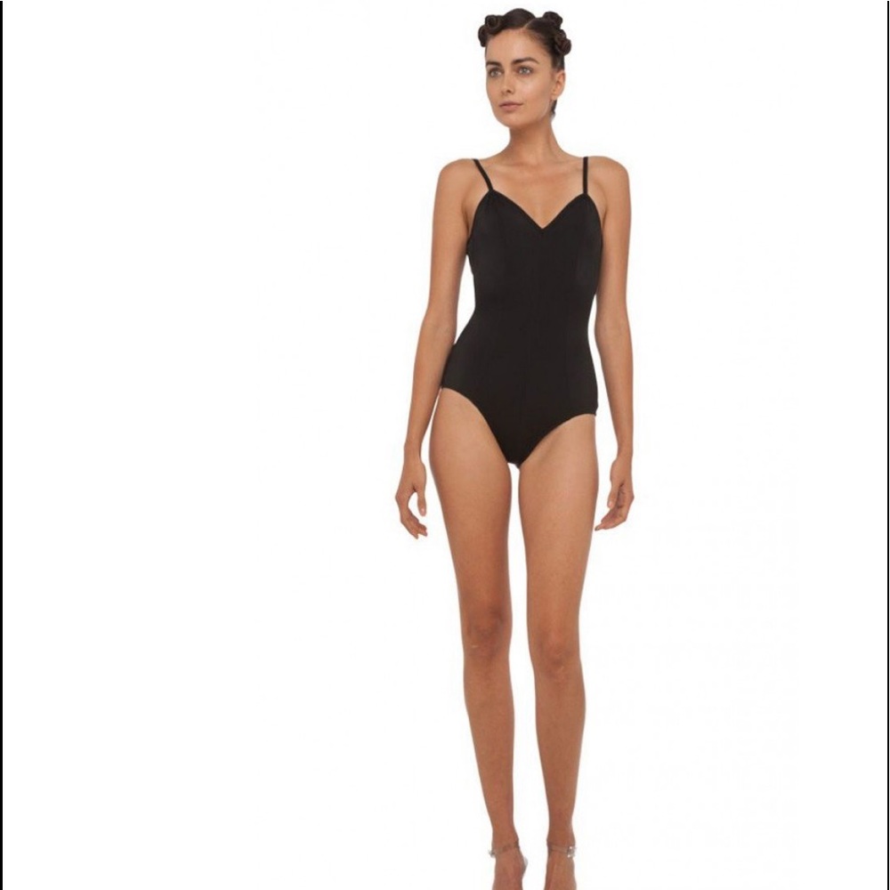 🖤🖤 Norma Kamali black one-piece sexy swimsuit